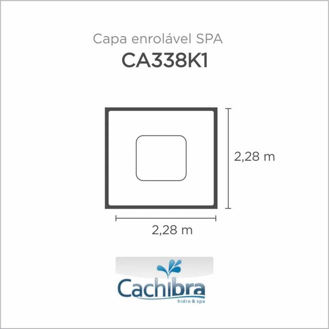 Capa Spa Enrolável Spa Modelo Ca338K1 Cachibra