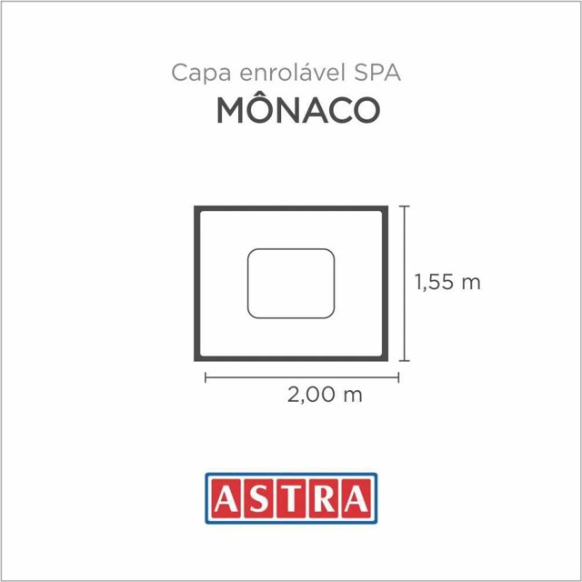 Capa Spa Enrolável Spa Mônaco - Acp15 Astra