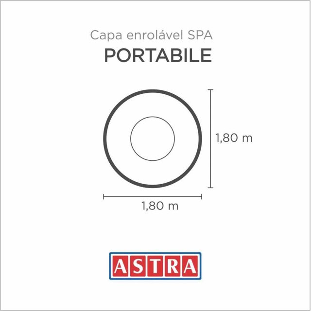 Capa Spa Enrolável Spa Portabile - Am1 Astra