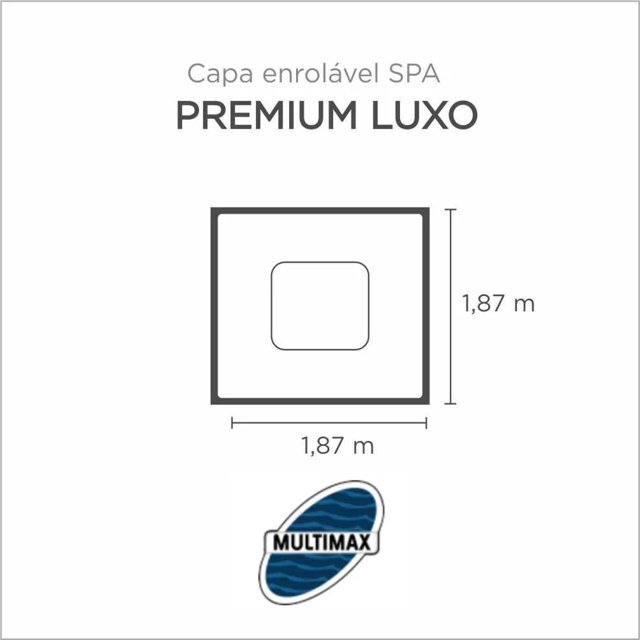 Capa Spa Enrolável Spa Premium Luxo Multimax