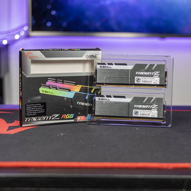 Memória G. Skill Trident Z RGB 16GB(2x8) 3200MHz DDR4 CL16 - F4-3200C16D- 16GTZR | Aeroluz Informática