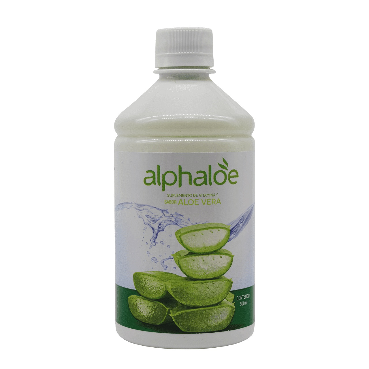 Suplemento Alphaloe Sabor Aloe Vera com Vitamina C 500 ml
