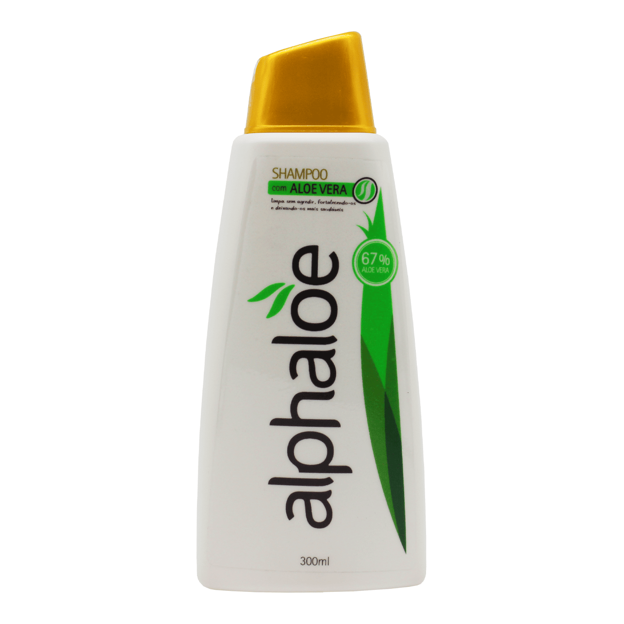 Shampoo Fortalecedor de Aloe Vera (67% de Babosa) Alphaloe 300ml