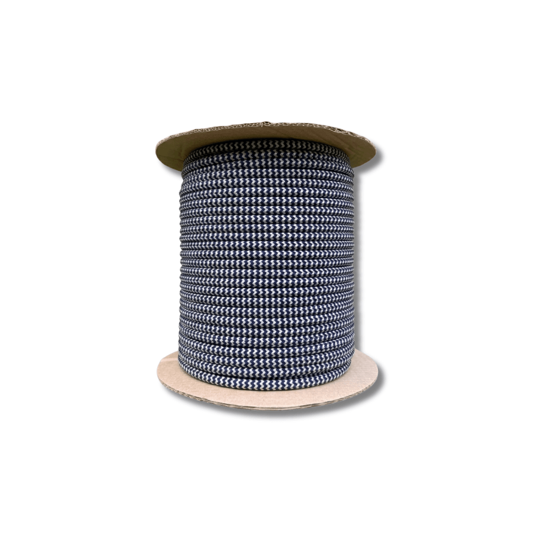 [希少] NULLPIXEL W 3.8 ROPE Corda Náutica de Polipropileno 8 mm Zig Zag - Rolo 100 metros