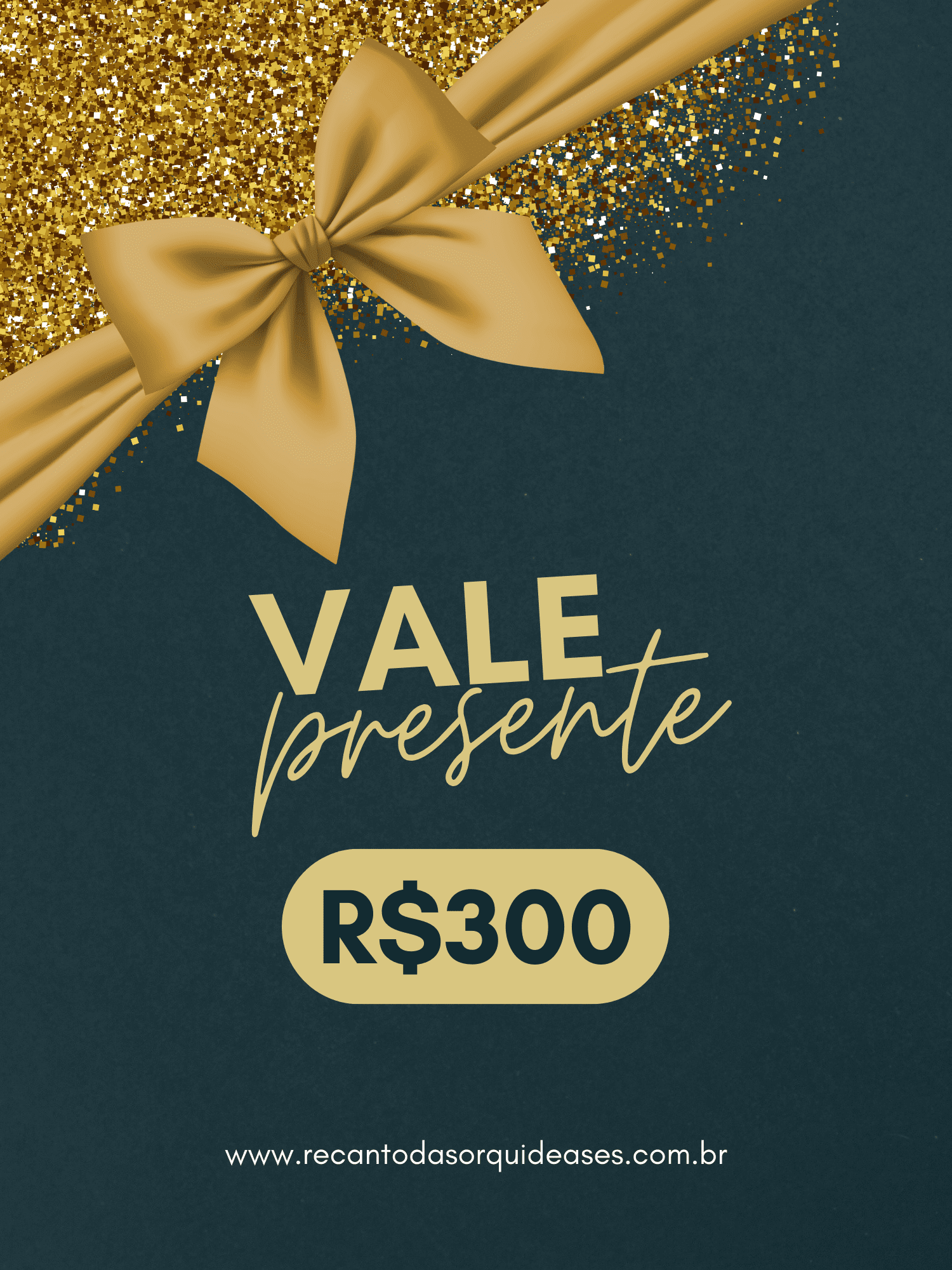 Vale Presente R$300 | Orquidário Recanto das Orquídeas ES