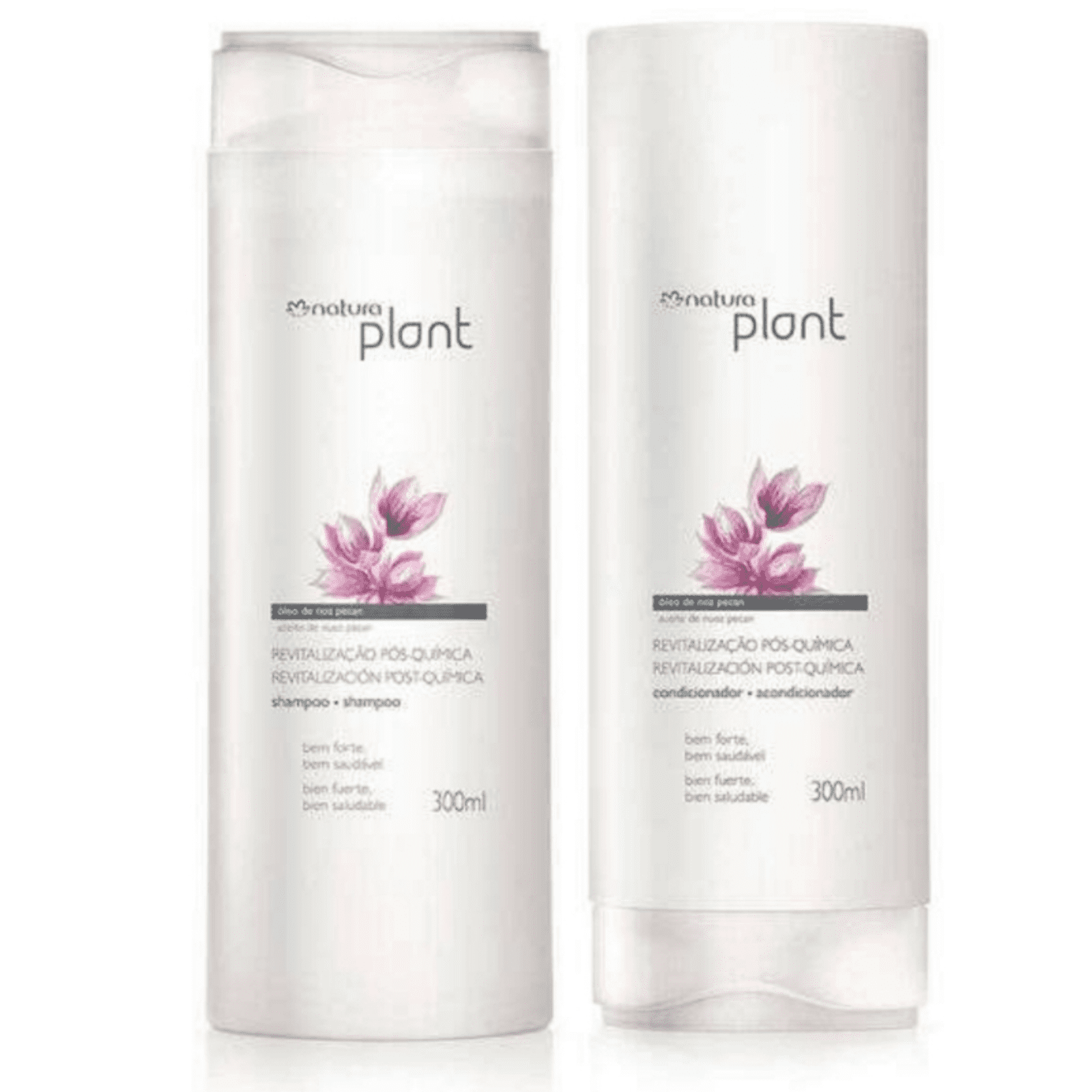 Shampoo e condicionador Pós Química 300ml Plant Natura | Batom & Cia