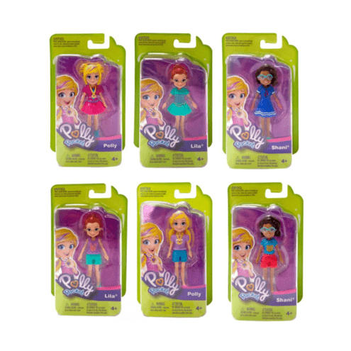 Boneca Polly Pocket Amigas De Capuz - Sortido