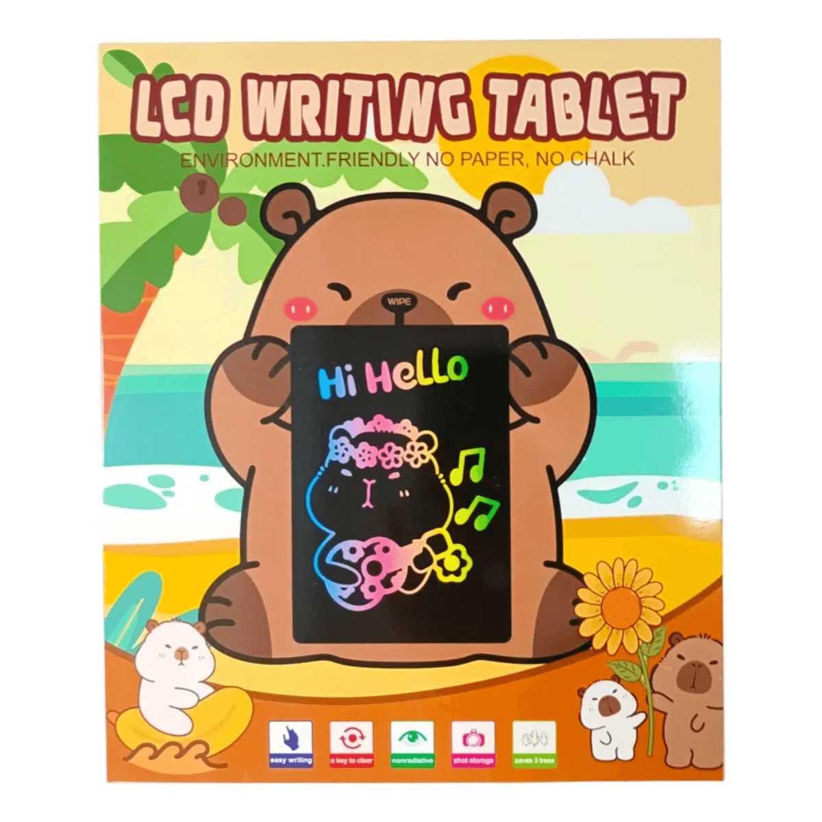 Lousa Mágica Capivara Lcd Infantil Tablet Para Crianças | Yupii kids