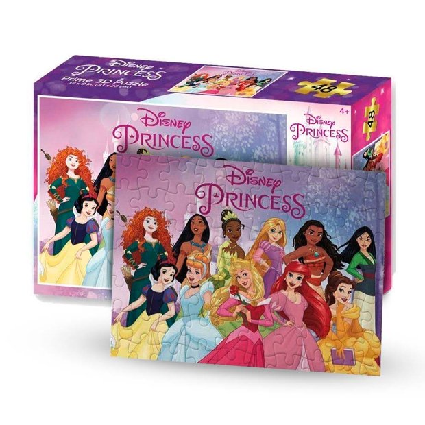 Quebra-Cabeça 3D - Princesas - Disney - 48 Peças - Multikids -  superlegalbrinquedos