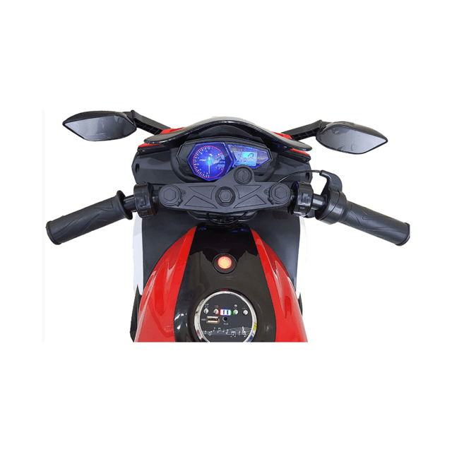 Moto Elétrica Infantil TR1002SC Speed Cinza e Laranja 3km/h