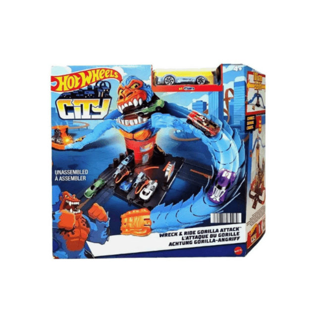 Pista Hot Wheels City Ataque do Gorila Yupii kids