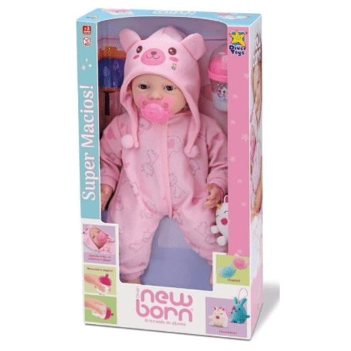 Roupa de Boneca Pijama Rosa - Metoo - Baby Center
