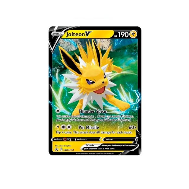 Lata Pokemon Evolução Eevee - Jolteon - V