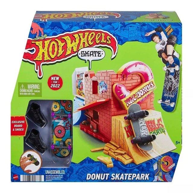 Conjunto de Skate de Dedo Hot Wheels Mattel - Fátima Criança