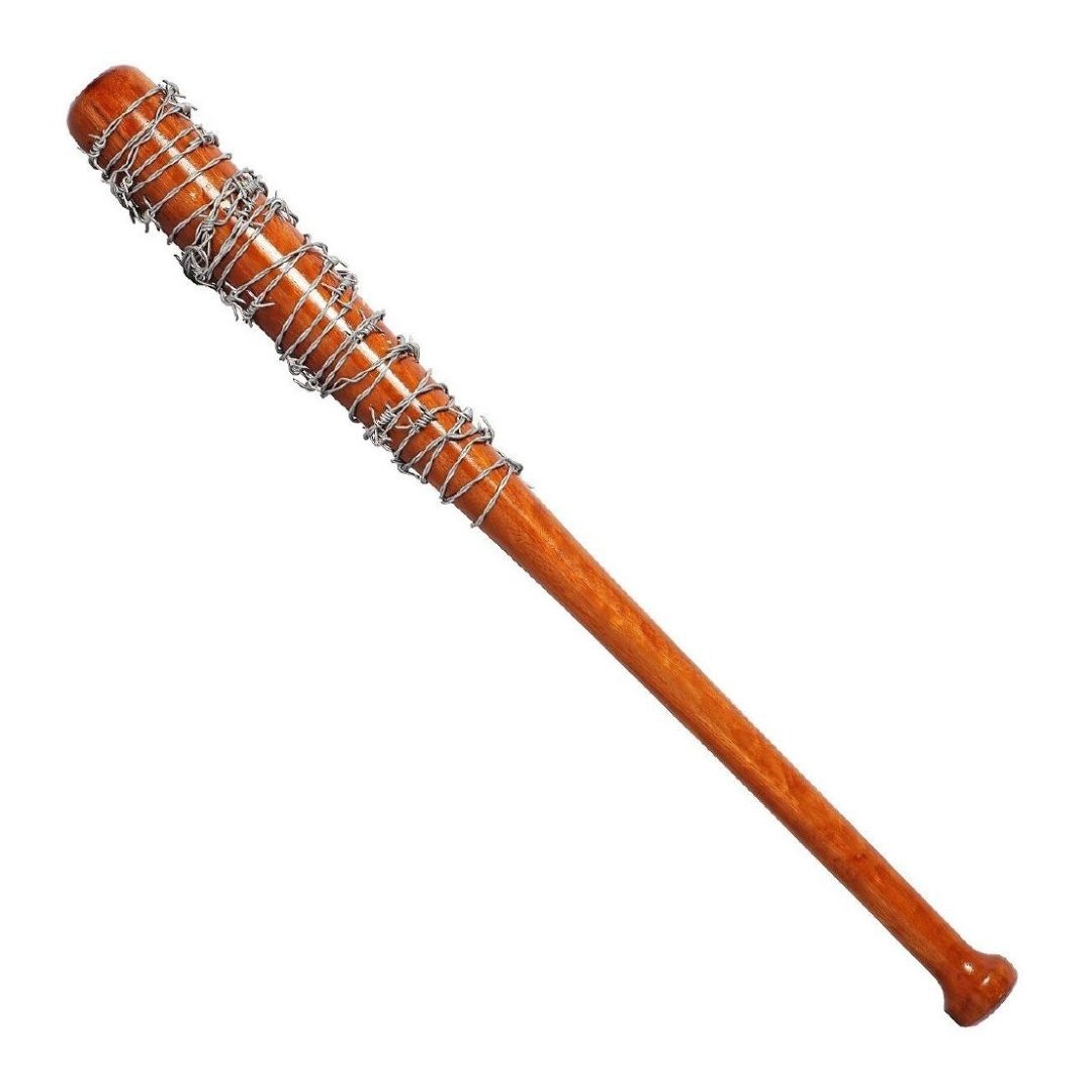 Taco De Baseball Em Madeira Armor King Lucille TWD Com Arame Farpado ...