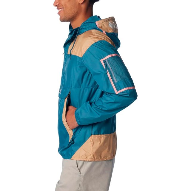 Jaqueta Masculina Columbia Challenger Windbreaker Resistente à