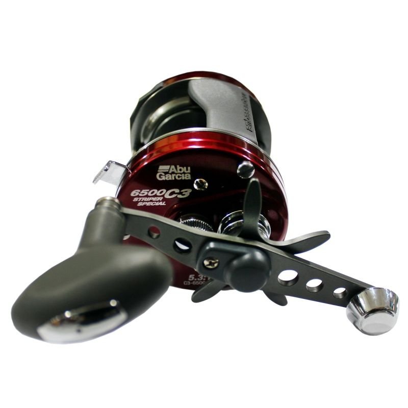 Carretilha Abu Garcia C3 6500 Striper Perfil Alto Direita | Nordens