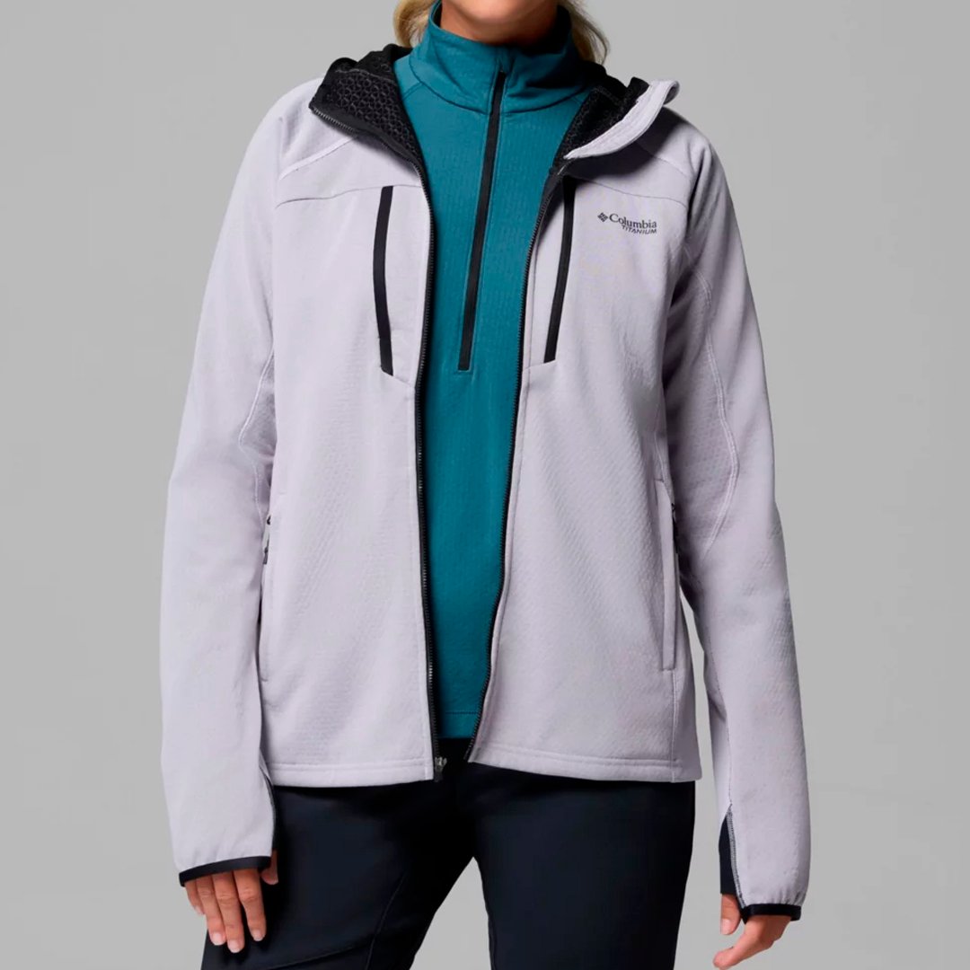 Jaqueta Feminina Columbia Arctic Crest Bonded Full Zip Com Omni