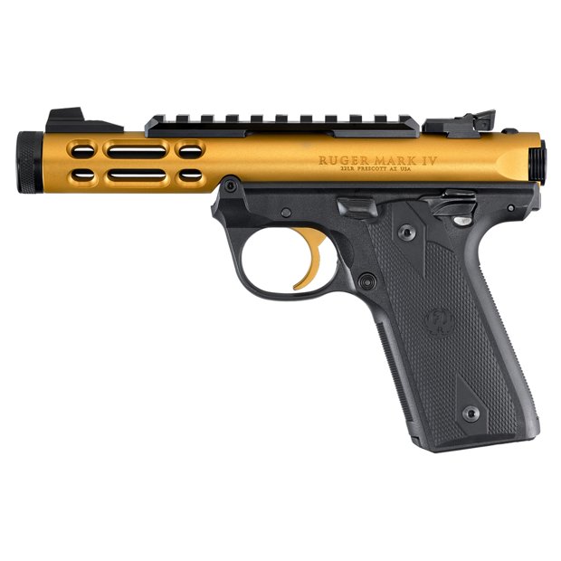 Pistola Ruger MARK IV ™ 22/45 Tactical Cal. 22LR 10 Tiros - Cano 4,40  na  Pesca & Cia Armas