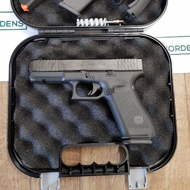 Pistola Glock G19 Gen.5 Cal. 9mm 15 Tiros na Pesca & Cia Armas