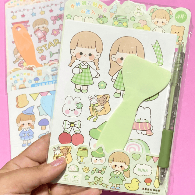 Kit Scrapbook Comidinhas Kawaii