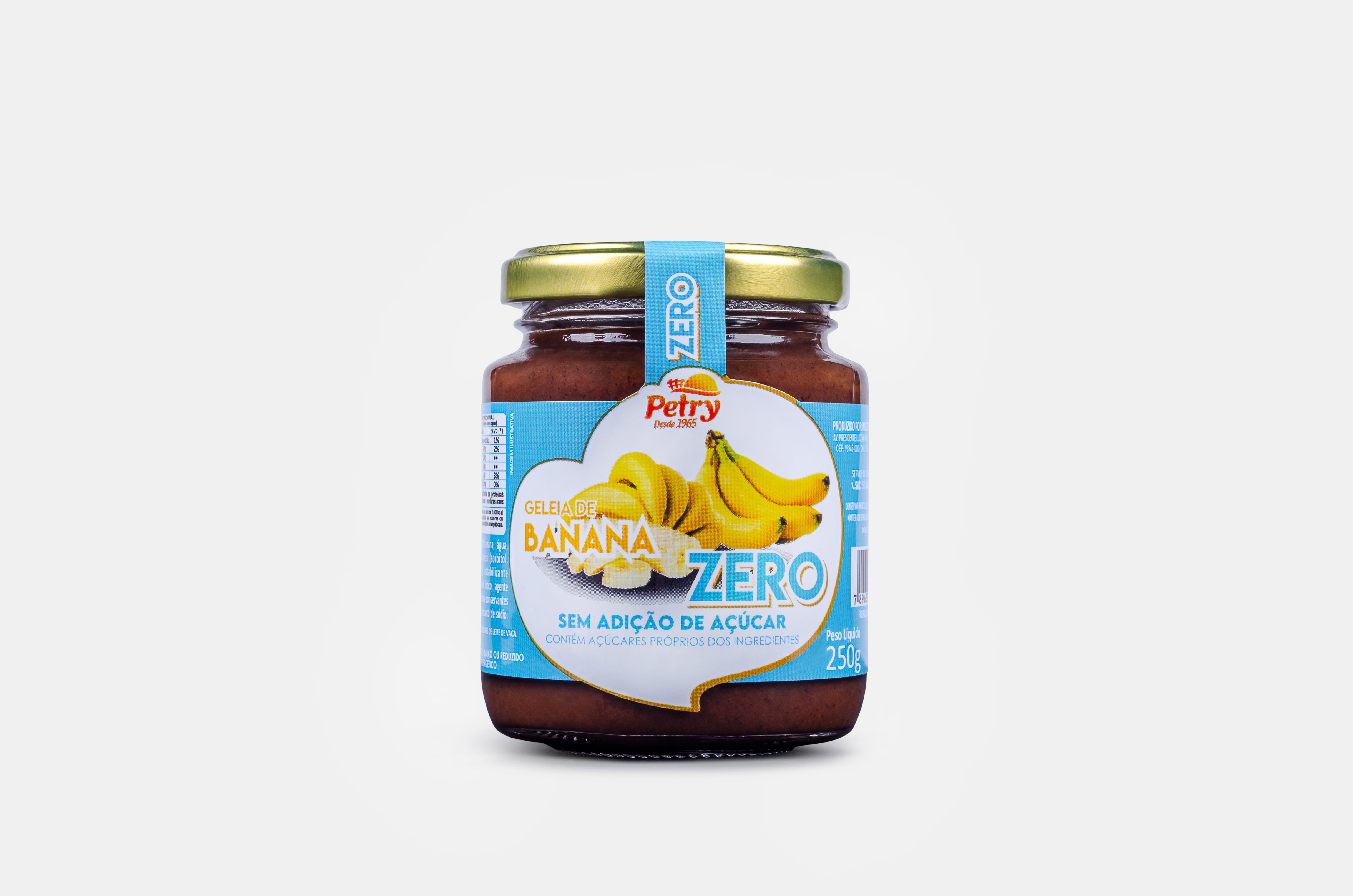 Geleia de Banana Zero Açúcar Petry 250g