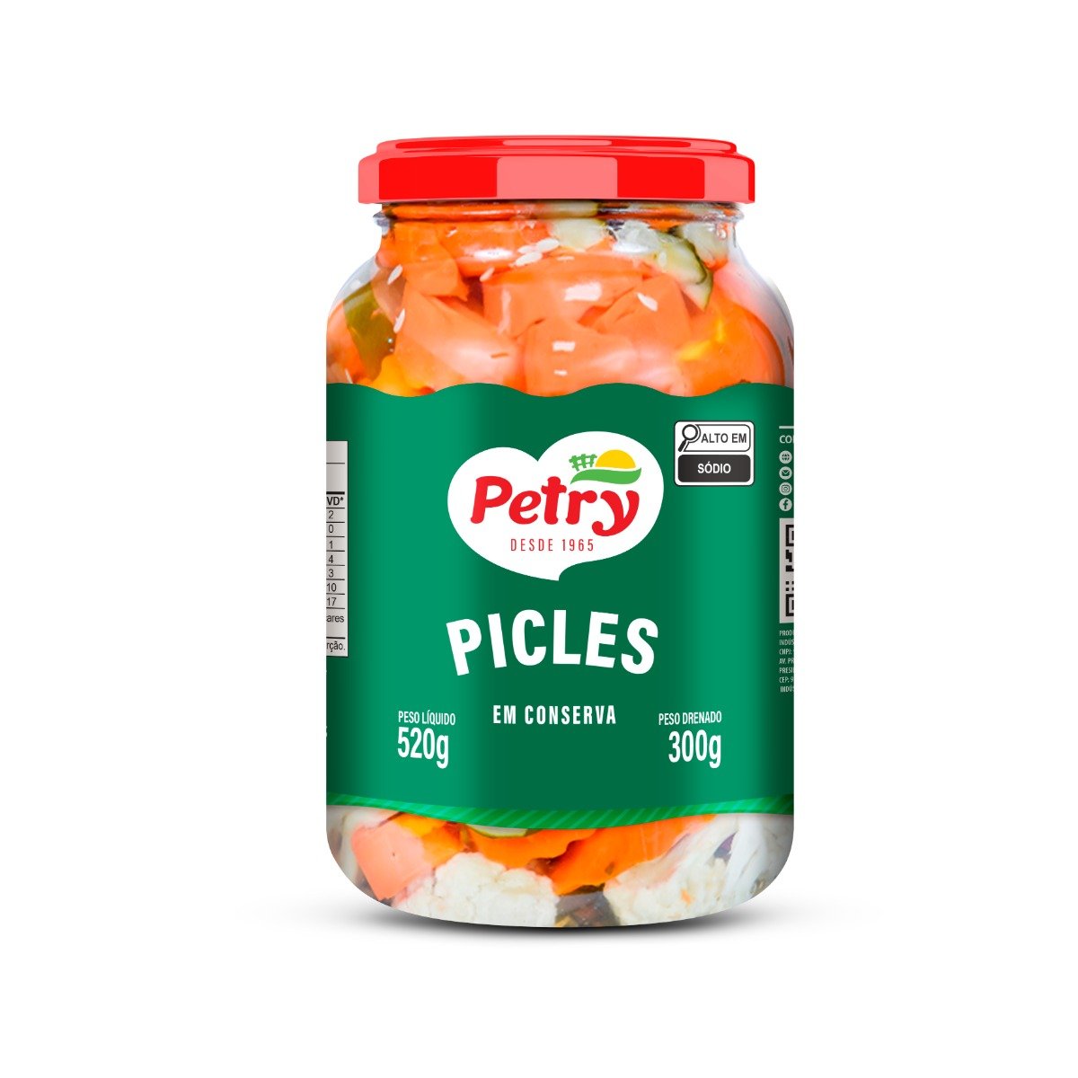 Picles em Conserva Petry 300g | Petry Sabores