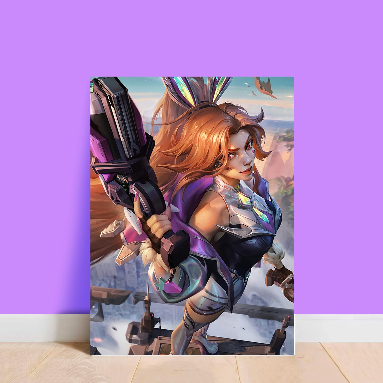 Quadro Miss Fortune Coelha de Batalha - Anima Squad