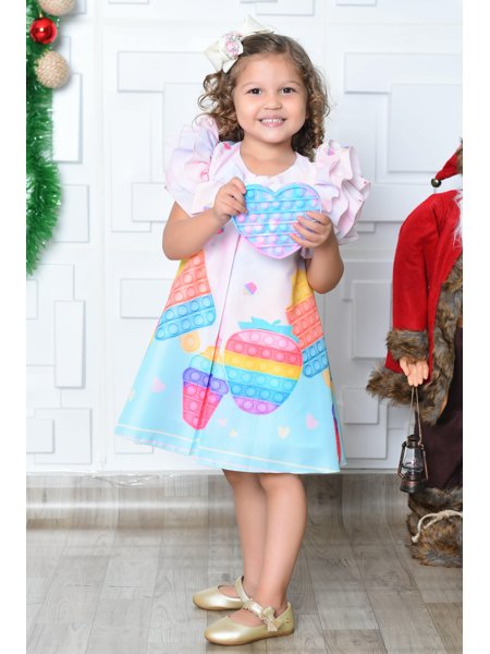 Vestido Trapézio Pop It Candy - TBM | MADAMINHA