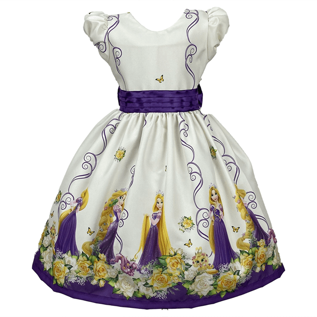 vestido rapunzel enrolados