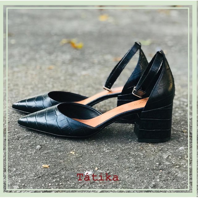 scarpin croco