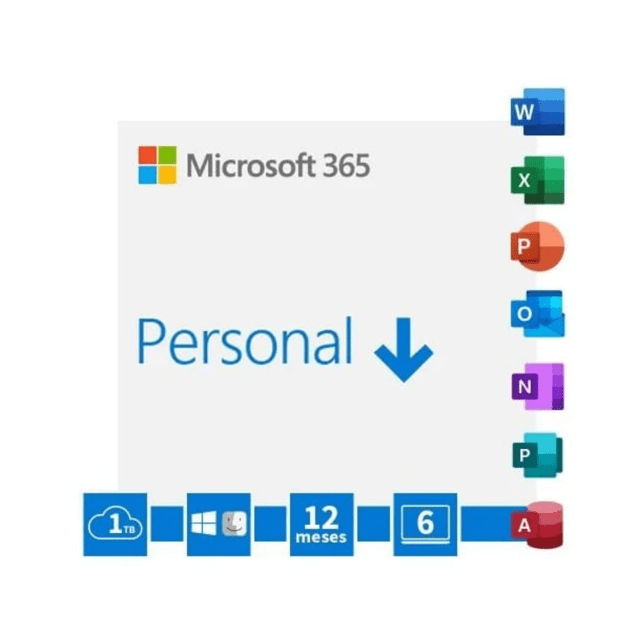 Licença Office 365 Personal ESD Download / 1 Usuário / Assinatura 1 Ano -  Word/Excel/PowerPoint/Outlook - QQ2-00008 | Plug & Play