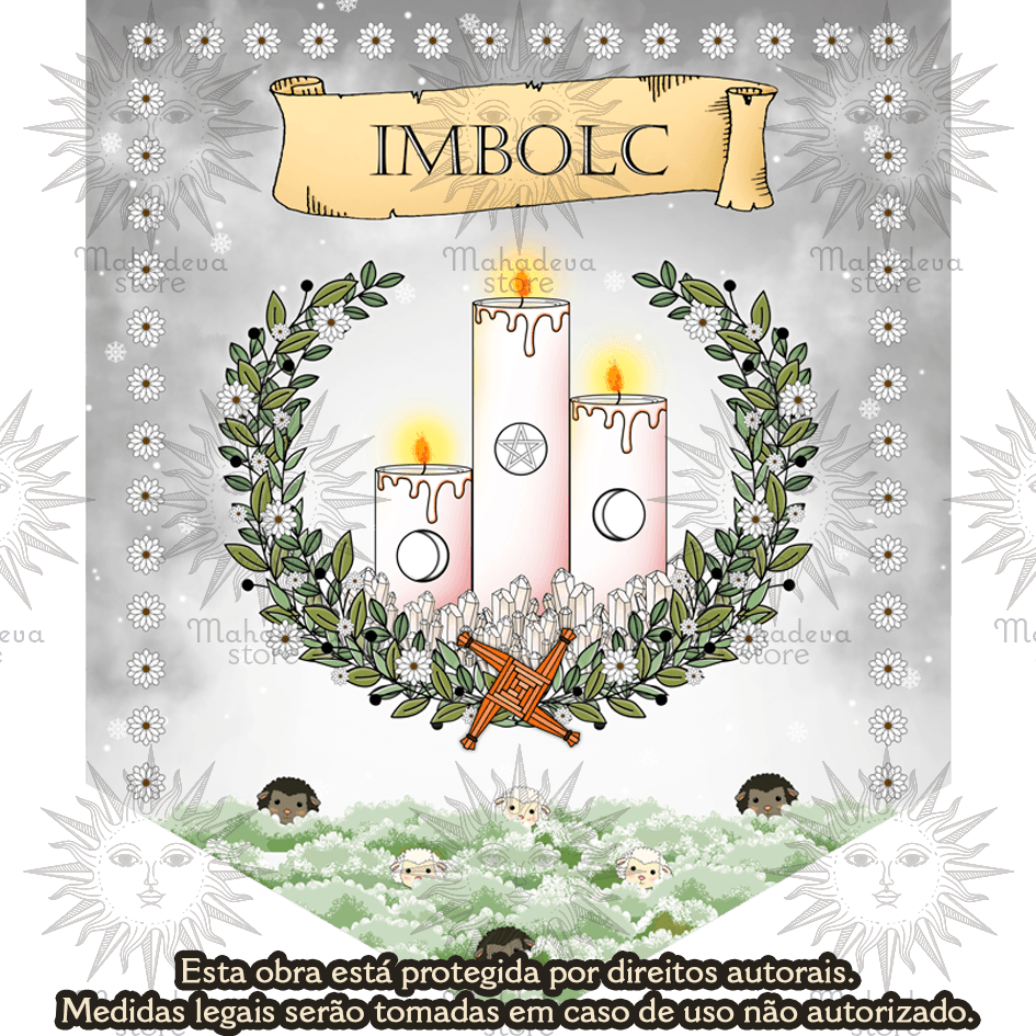 Bandeira Sabbat Imbolc Mahadeva Store