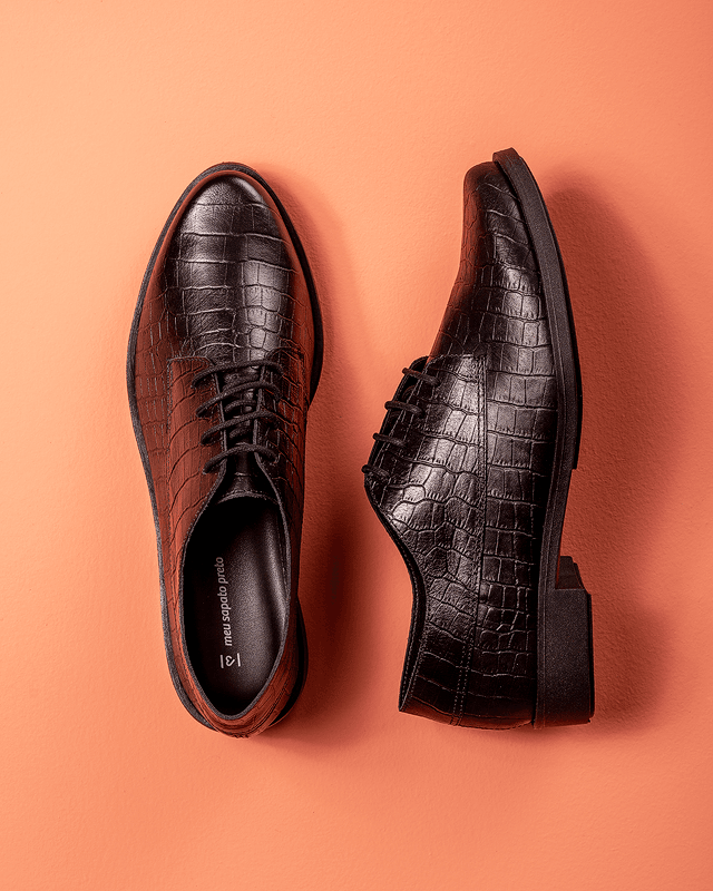 sapato preto oxford