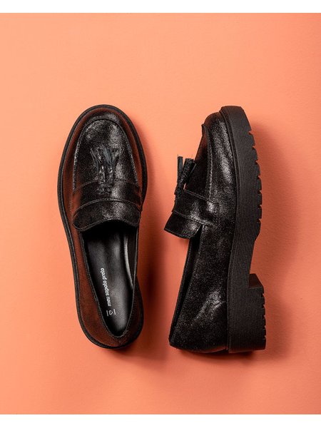mocassim flatform feminino