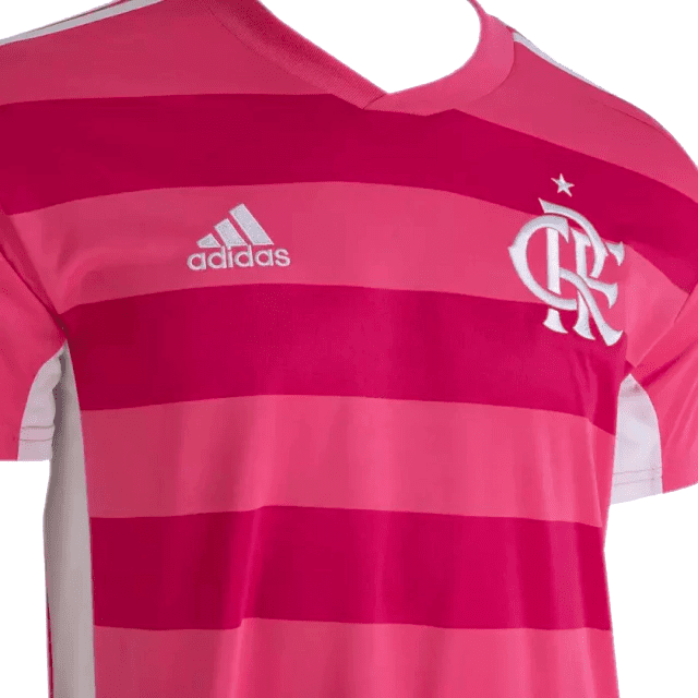 Camisa Outubro Rosa Flamengo Adidas GB3514 Loja do Zico