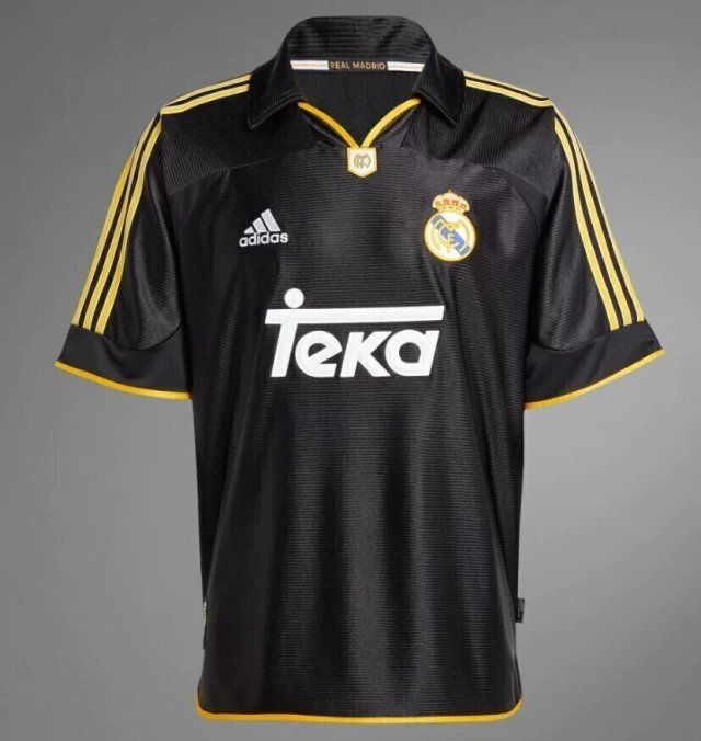 Camisa II Real Madrid 99/00 - Preto Adidas - JW1992 | Loja do Zico