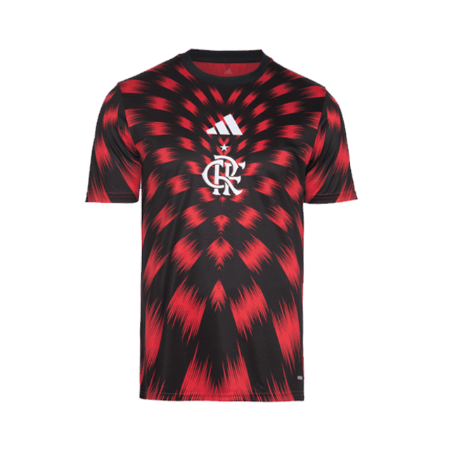 Camisa Pré-Jogo Original Flamengo Adidas 2025/26 IW8760 Loja do Zico