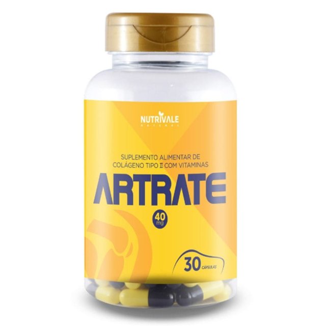 Artrate - Colágeno Tipo 2 - 30 Cápsulas - Nutrivale