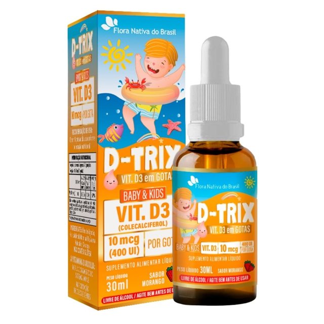 D-TRIX ( Vitamina D3 infantil) 30ml - Flora Nativa