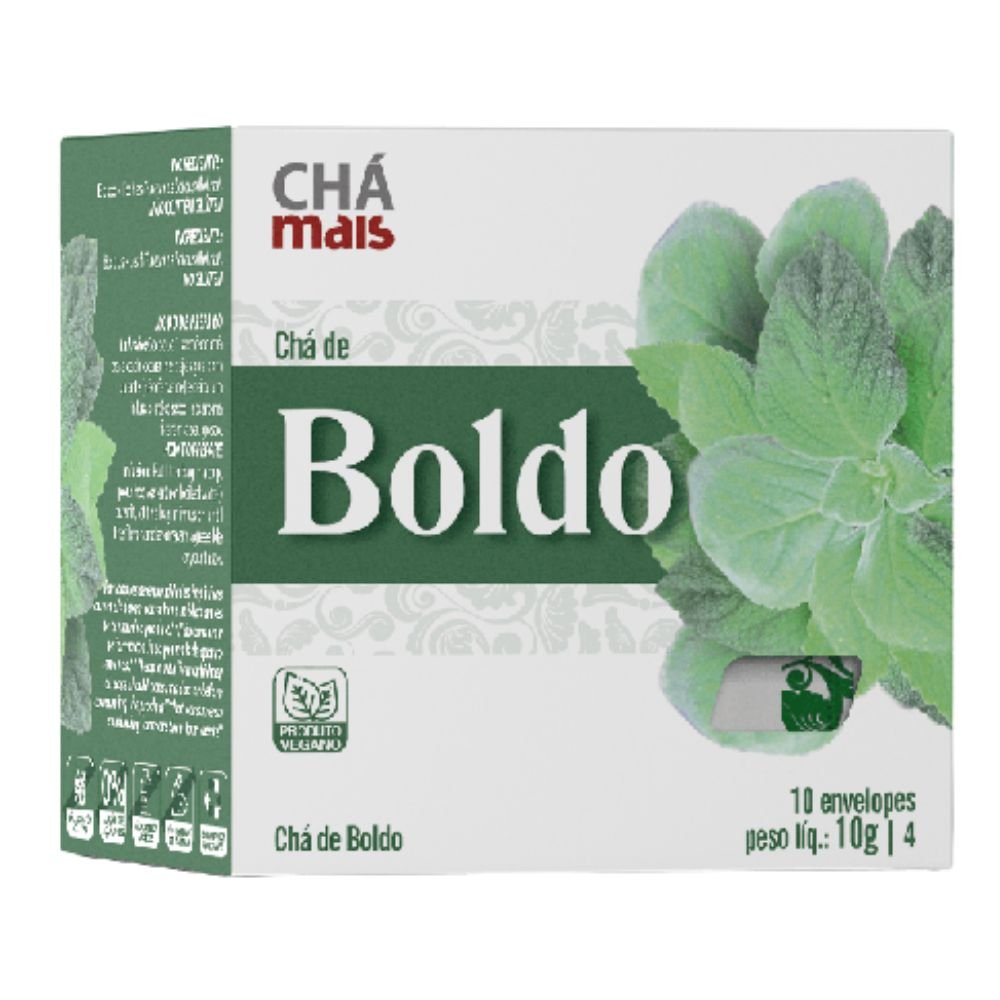 Chá de Boldo 10 sachês - Chá Mais | Natulha