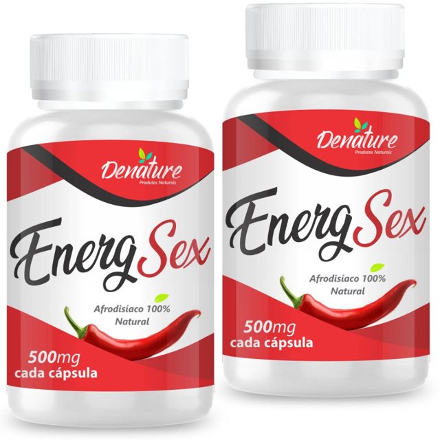 Kit 2x Energ Sex 100 Cápsulas Denature Natulha