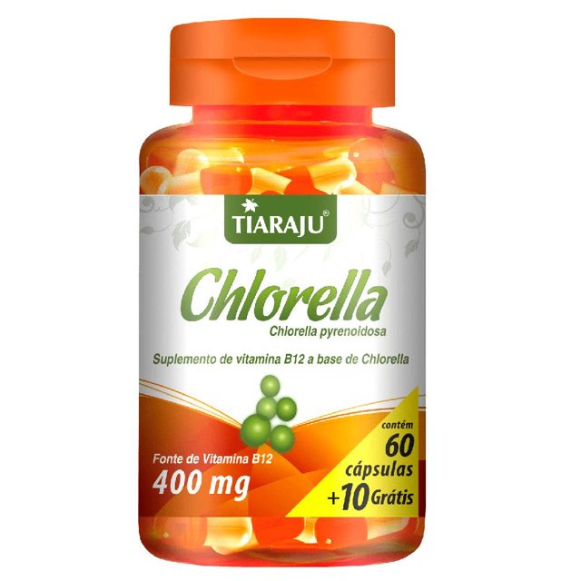 Chlorella 400mg 60 cápsulas - Tiaraju