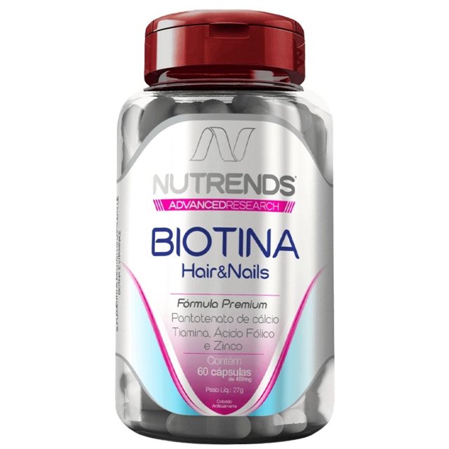 KIT 3X Biotina 150% IDR + Vitaminas 60 cápsulas - Nutrends