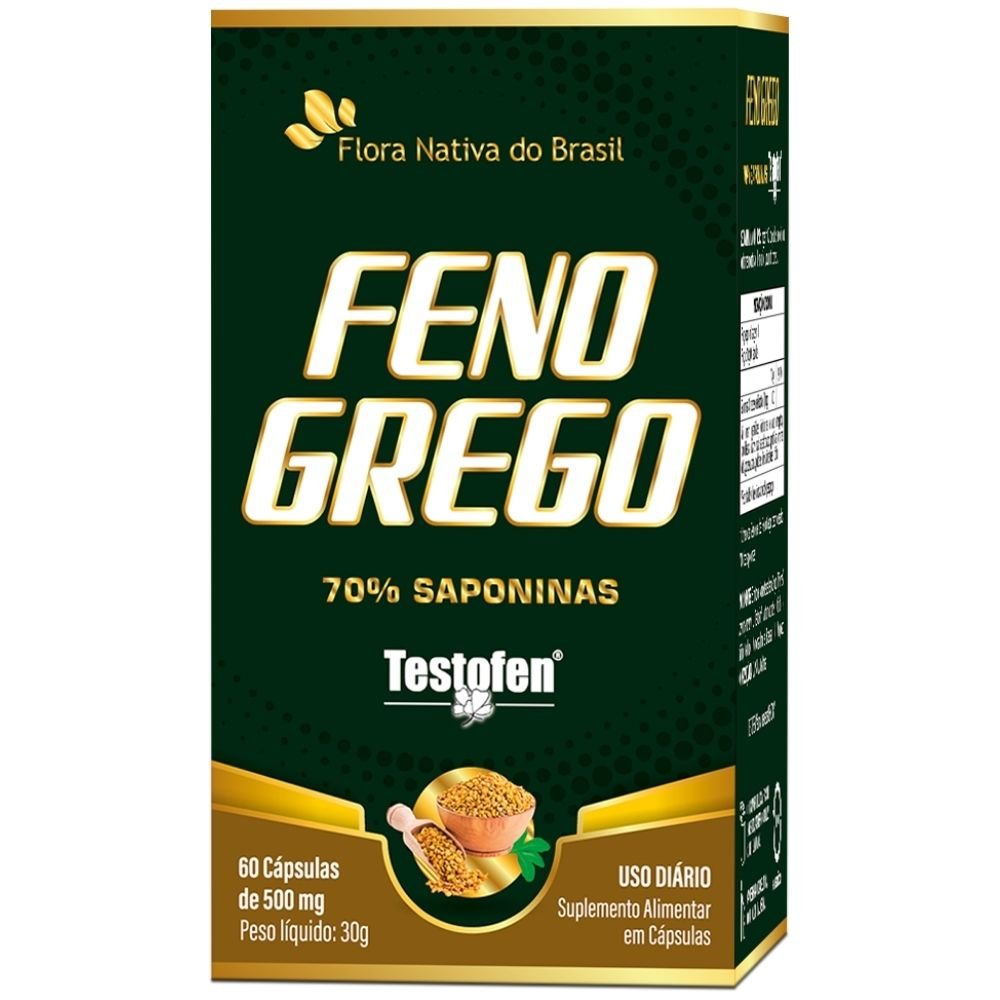 Feno Grego (TestoFen®) 60 cápsulas - Flora Nativa do Brasil | Natulha