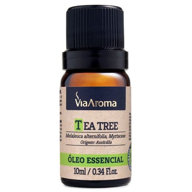 Óleo Essencial de Tea Tree (Melaleuca) 10ml - Via Aroma