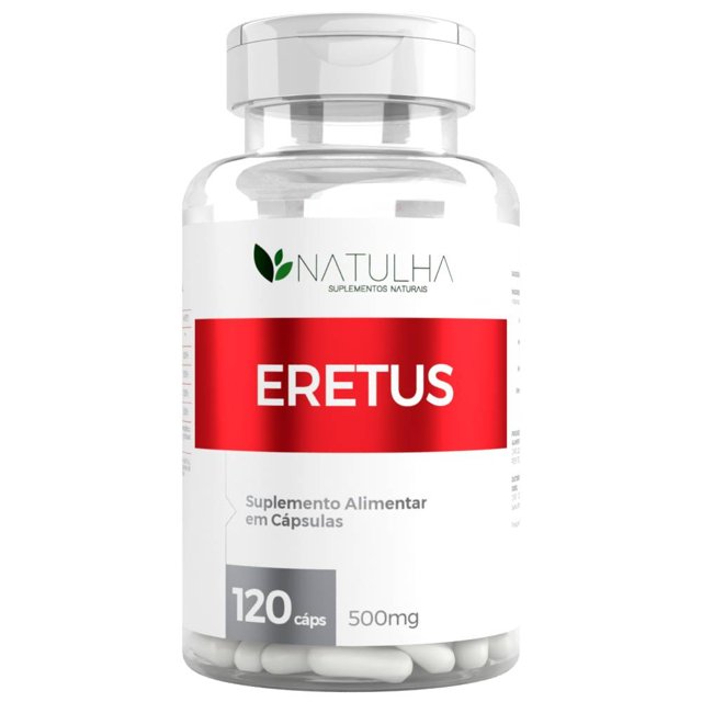 Eretus Estimulante Sexual Natural Masculino 120 cápsulas - Natulha