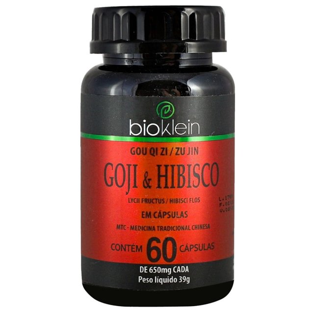 Goji Berry com Hibisco 60 cápsulas - Bioklein