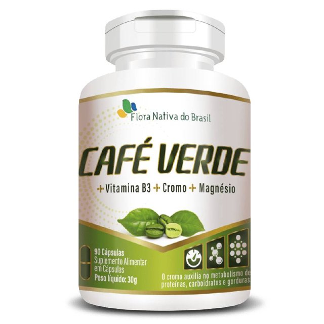 Café Verde + Associações 90 cápsulas - Flora Nativa