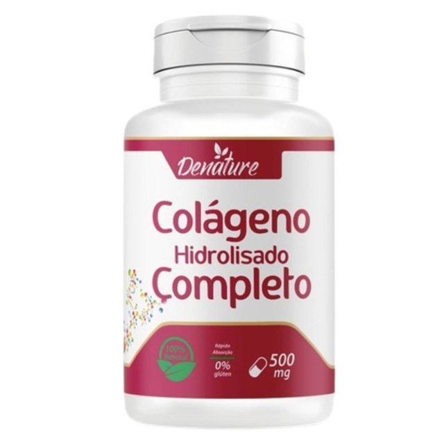 Colágeno Hidrolisado Completo 100 cápsulas - Denature